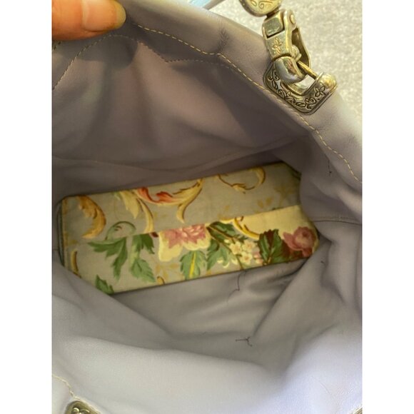 Brighton Style Tapestry Handbag With Floral Print & Double Handles - Picture 6 of 8